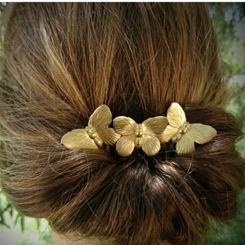 Boho Bee Hair Combs